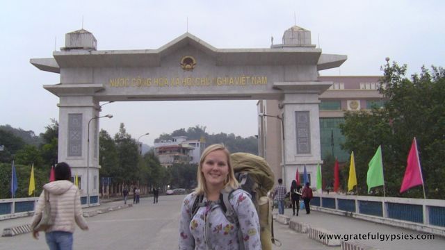 Walking from China into Vietnam... no big deal.