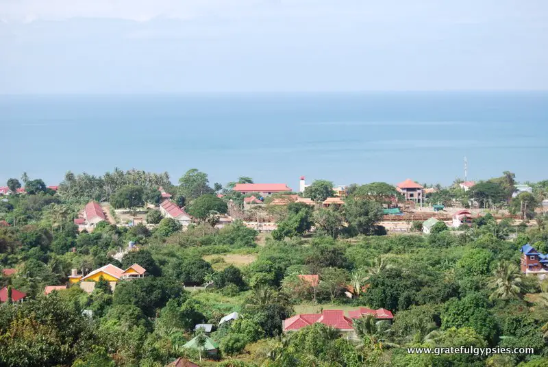 Amazing view of Kep from the mountain.