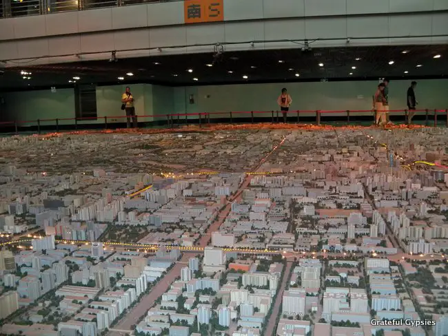 Check out mini-Beijing at the Planning & Exhibition Hall.