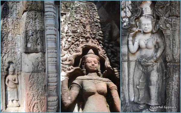 Intricate carvings are everywhere.