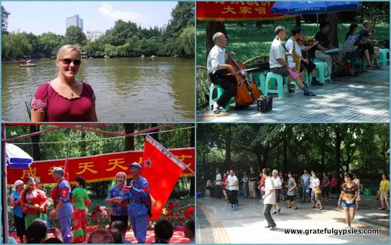 The People's Park of Chengdu