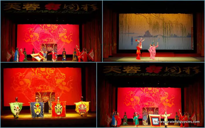 Some scenes from the Sichuan opera.