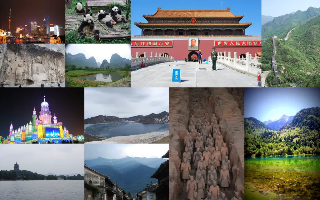 Some of the many highlights of China.