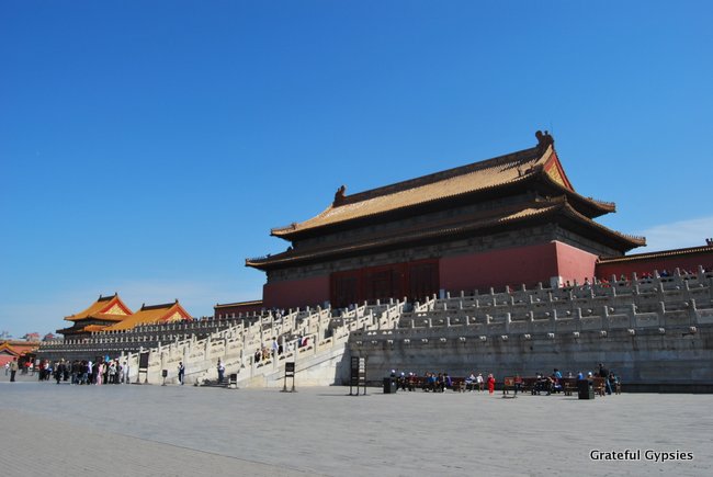 The massive Forbidden City.
