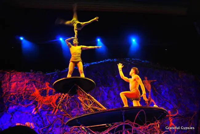 The amazing acrobats at the Chaoyang Theater.