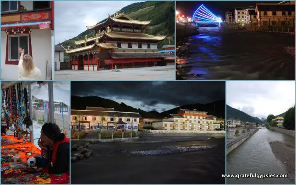 The town of Chuanzhusi in Sichuan province.