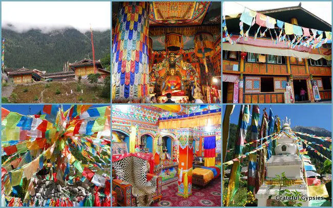 Some scenes from the Tibetan villages in the park.