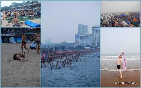 Scenes from the Chinese beach.