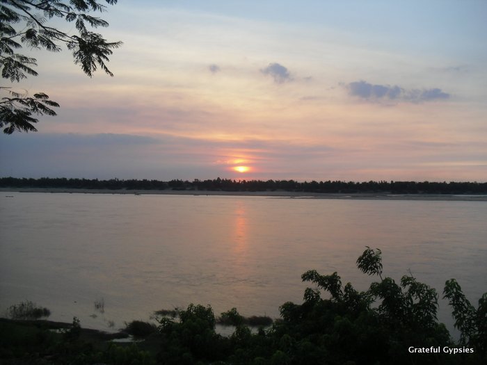 Our last sunset in Cambodia.