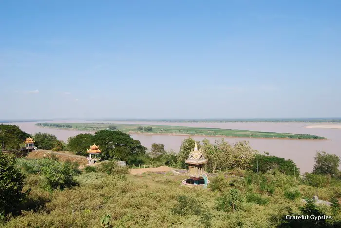 High above the Mekong in Kampong Cham.