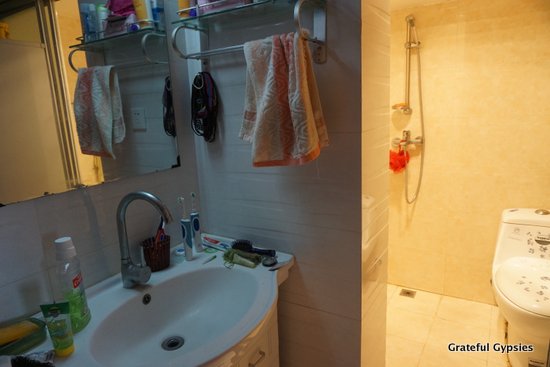 A typical Chinese bathroom.