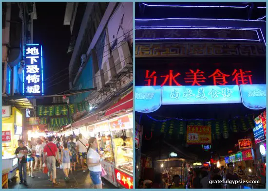 Guilin's night market.