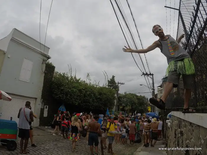 Carnaval in Brazil block party