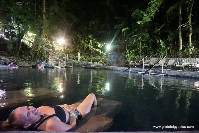 two weeks in costa rica hot springs