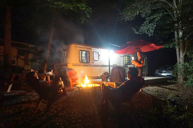 great smoky mountains vacation campfire