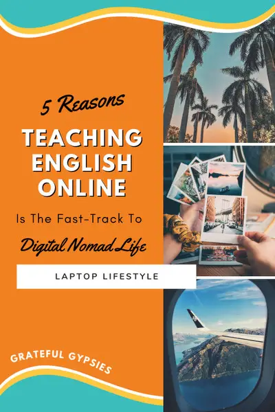 teaching English online fastest way to digital nomad lifestyle pin 1