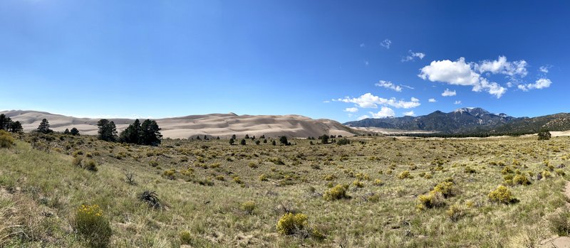 great sand dunes panorama