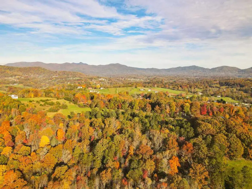 asheville in the fall