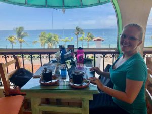 work life balance vs work life integration digital nomad beach cafe mexico