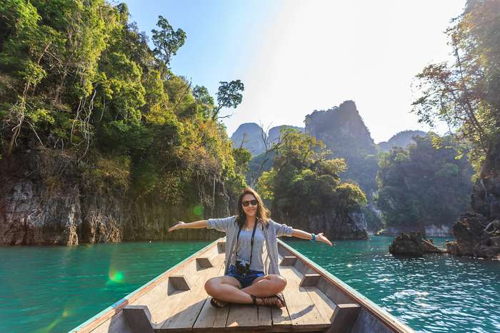 how to feel ready for a big trip girl in boat